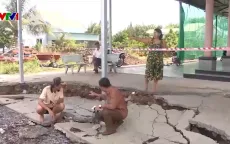 Đê sông Vàm Cỏ Tây đứng trước nguy cơ sạt lở gia tăng