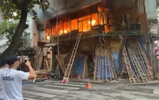 Hà Nội: Cháy quán cà phê trên phố Hàng Vải