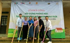 Khởi công phòng học tại điểm trường Khau Dựa, tỉnh Cao Bằng