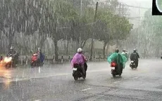 Bắc Bộ và Nam Bộ có mưa dông vào đêm và sáng