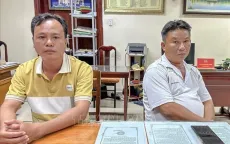 Bắt tạm giam hai đối tượng khai thác cát trái phép