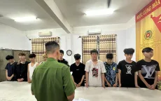 Bắt 10 đối tượng mang hung khí, gây náo loạn đường phố Đà Nẵng