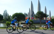 600 vận động viên tham gia Ngày hội đạp xe vì Hòa bình