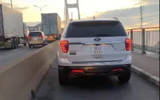 Đi vào đường cấm trên cầu Phú Mỹ, tài xế bị xử phạt