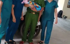 Phó Trưởng Công an huyện làm "bà đỡ" giúp sản phụ "vượt cạn" thành công