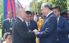 Lễ đón chính thức Chủ tịch nước Tô Lâm thăm cấp Nhà nước Vương quốc Campuchia