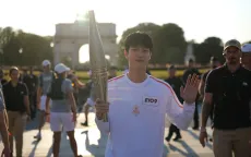 Jin (BTS) chia sẻ cảm xúc sau Lễ rước đuốc Olympic Paris 2024