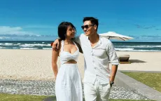 Mạnh Trường tình tứ bên vợ, Phương Oanh khoe ngoại hình mẹ hai con quyến rũ