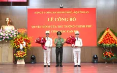 Thủ tướng bổ nhiệm 2 tân Thứ trưởng Bộ Công an