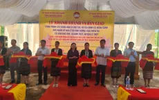 41 nhà Đại đoàn kết được trao tới các hộ dân nghèo gặp ảnh hưởng của thiên tai tại Quảng Bình