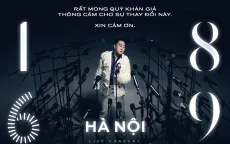 Trung Quân Idol dời ngày tổ chức concert tại Hà Nội