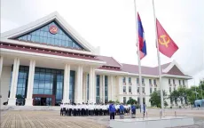 Lào trang trọng tổ chức lễ Quốc tang tưởng niệm Tổng Bí thư Nguyễn Phú Trọng