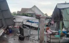 Tiền Giang: 1 người bị thương, 33 nhà hư hỏng do dông lốc