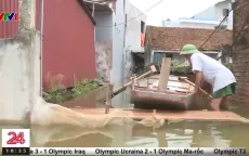 Nhiều địa bàn ngoại thành Hà Nội vẫn ngập sâu