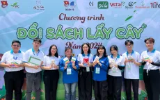 14 tấn sách, giấy được quy đổi trong Chương trình “Đổi sách lấy cây” năm 2024