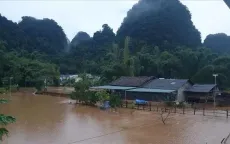 Cao Bằng: Mưa to làm ngập úng cục bộ, sạt lở đất