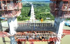 Đẩy nhanh tiến độ, quyết tâm sớm hoàn thành cầu Rạch Miễu 2