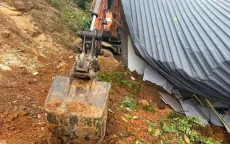 2 mẹ con thương vong do sạt lở tại Vĩnh Phúc