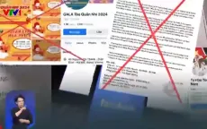 Lấy hình ảnh của biên tập viên VTV làm căn cước giả để lừa đảo