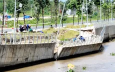 Kiên Giang: Bờ kè 80 tỷ đồng sạt lở sau 5 tháng đưa vào sử dụng
