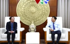 Phó Tổng Giám đốc Đỗ Thanh Hải tiếp đoàn Đài truyền hình NHK Nhật Bản