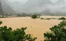 Cao Bằng: Nhiều khu vực ngập lụt do mưa lớn