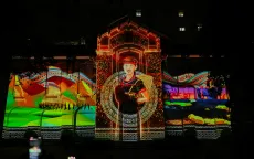 Ấn tượng trình chiếu 3D Mapping nhân kỷ niệm 79 năm ngành Thông tin và Truyền thông