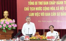 Tổng Bí thư, Chủ tịch nước Tô Lâm làm việc với Ban cán sự Đảng Bộ Ngoại giao