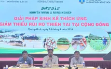 Nhiều giải pháp sinh kế thích ứng và giảm rủi ro thiên tai