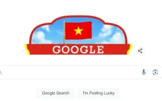 Google dùng doodle đặc biệt chào mừng Quốc khánh Việt Nam