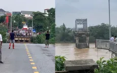 Vụ sập cầu Phong Châu: Khoảng 13 người rơi xuống sông, 4 người được cứu