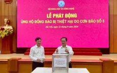 Bộ Khoa học công nghệ phát động chung tay ủng hộ đồng bào bị ảnh hưởng do bão số 3