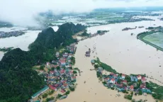 Lũ trên sông Hoàng Long (Ninh Bình) sẽ đạt đỉnh vào đêm 12/9, vượt báo động 3