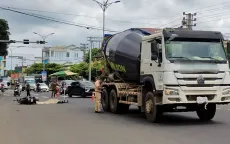 Va chạm với xe bồn chở bê tông, người đàn ông tử vong