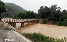 Mực nước trên các sông ở Quảng Trị xuống, giao thông trở lại bình thường