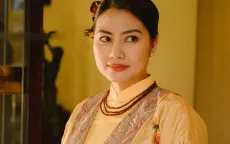 Ngọc Lan chăm diện áo thêu cho vai diễn truyền hình cuối cùng
