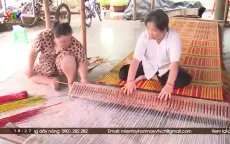 Làng nghề dệt chiếu ở Trà Vinh