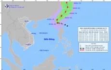 Bão số 5 đi vào Bắc Biển Đông, mạnh lên thành siêu bão
