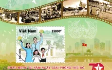 Phát hành bộ tem chào mừng 70 năm Ngày Giải phóng Thủ đô