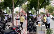 Bắt chủ tiệm tóc cầm xà beng đuổi cán bộ phường ở TP Hồ Chí Minh