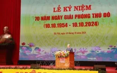 Ảnh: Tổ chức trọng thể Lễ kỷ niệm 70 năm Ngày Giải phóng Thủ đô