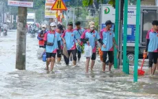 Triều cường vượt mức lịch sử ở Nam Bộ, đường biến thành sông