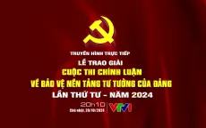 THTT Lễ trao giải Cuộc thi chính luận về bảo vệ nền tảng tư tưởng của Đảng lần thứ 4
