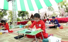 Sôi nổi hội thi thư pháp: "Nét chữ Tài hoa"