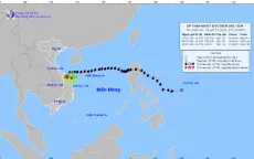 Bão số 6 suy yếu thành áp thấp nhiệt đới