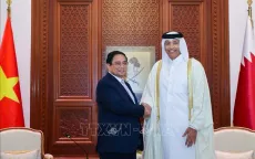 Thủ tướng Phạm Minh Chính hội kiến Chủ tịch Quốc hội Qatar
