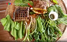 Độc đáo món Thịt băm gói lá nướng của người Thái