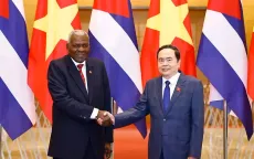 Chủ tịch Quốc hội Trần Thanh Mẫn chủ trì Lễ đón Chủ tịch Quốc hội Cuba