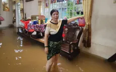 Bảo Lộc (Lâm Đồng) ngập sâu sau mưa lớn