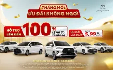 Cơ hội cuối cùng để sở hữu xe Toyota với ưu đãi 100% lệ phí trước bạ